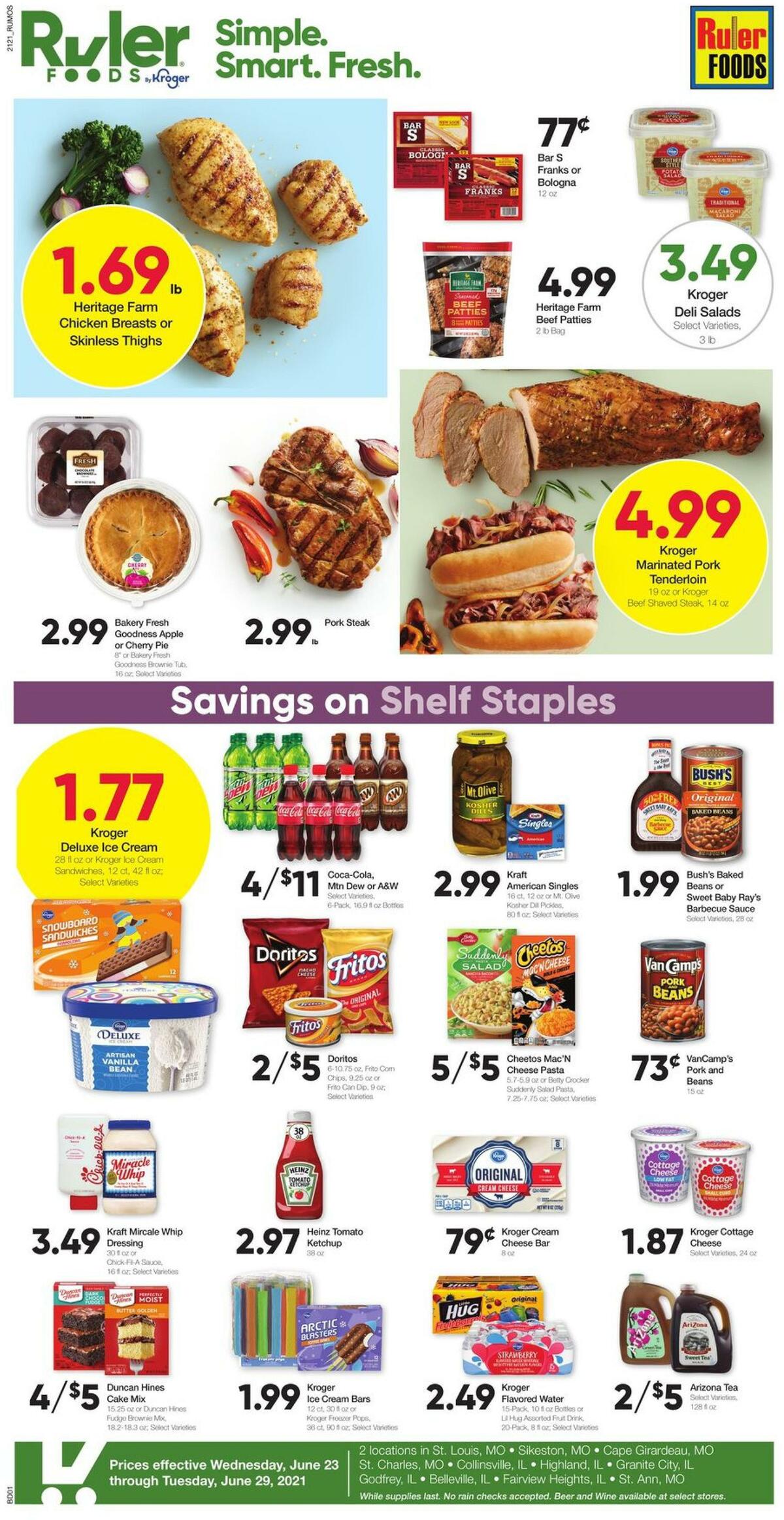Ruler Foods Best Offers & Special Buys from June 23