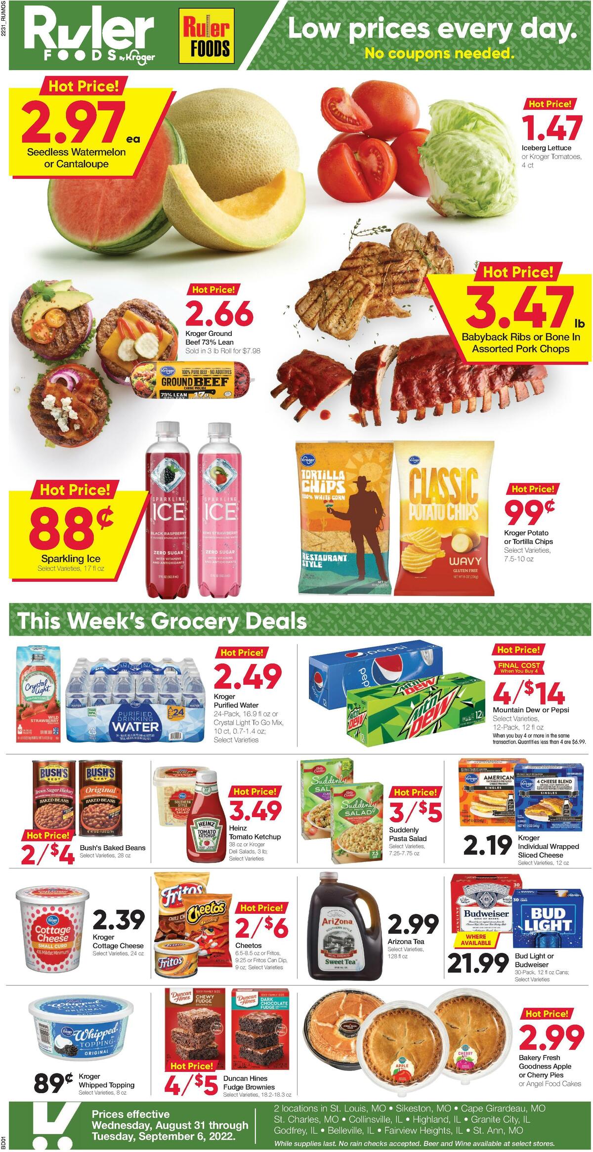 Ruler Foods Best Offers & Special Buys from August 31