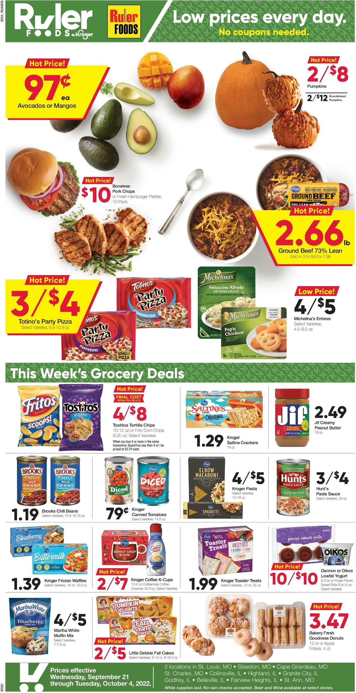 Ruler Foods Best Offers & Special Buys from September 21