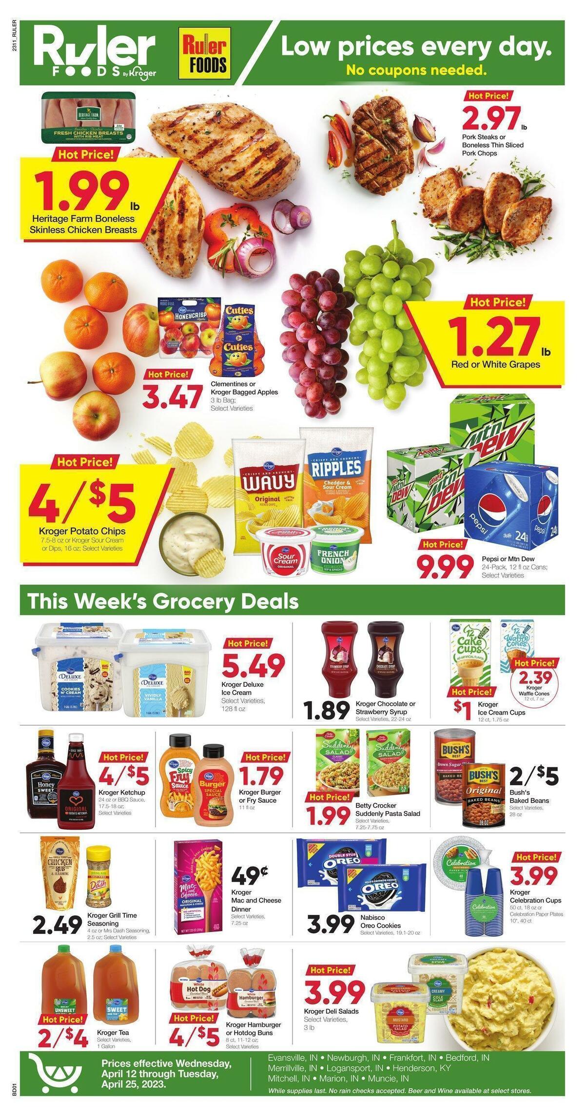 Ruler Foods Best Offers & Special Buys from April 12