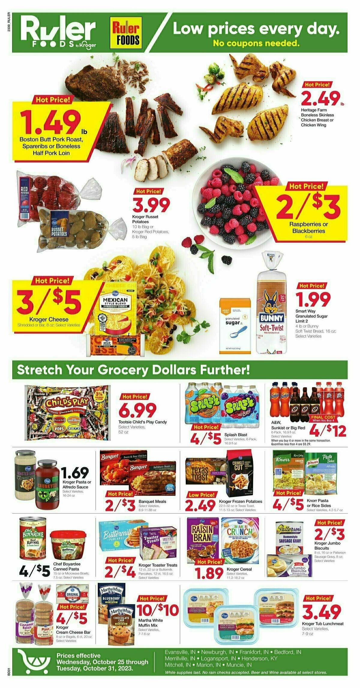 Ruler Foods Best Offers & Special Buys from October 25
