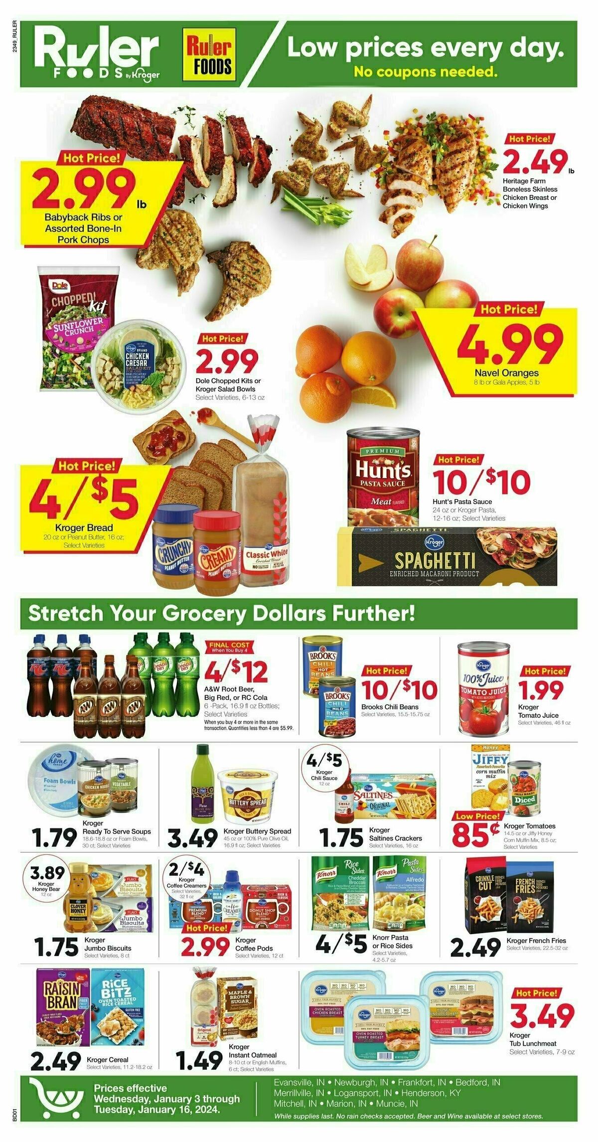 Ruler Foods Best Offers & Special Buys from January 3