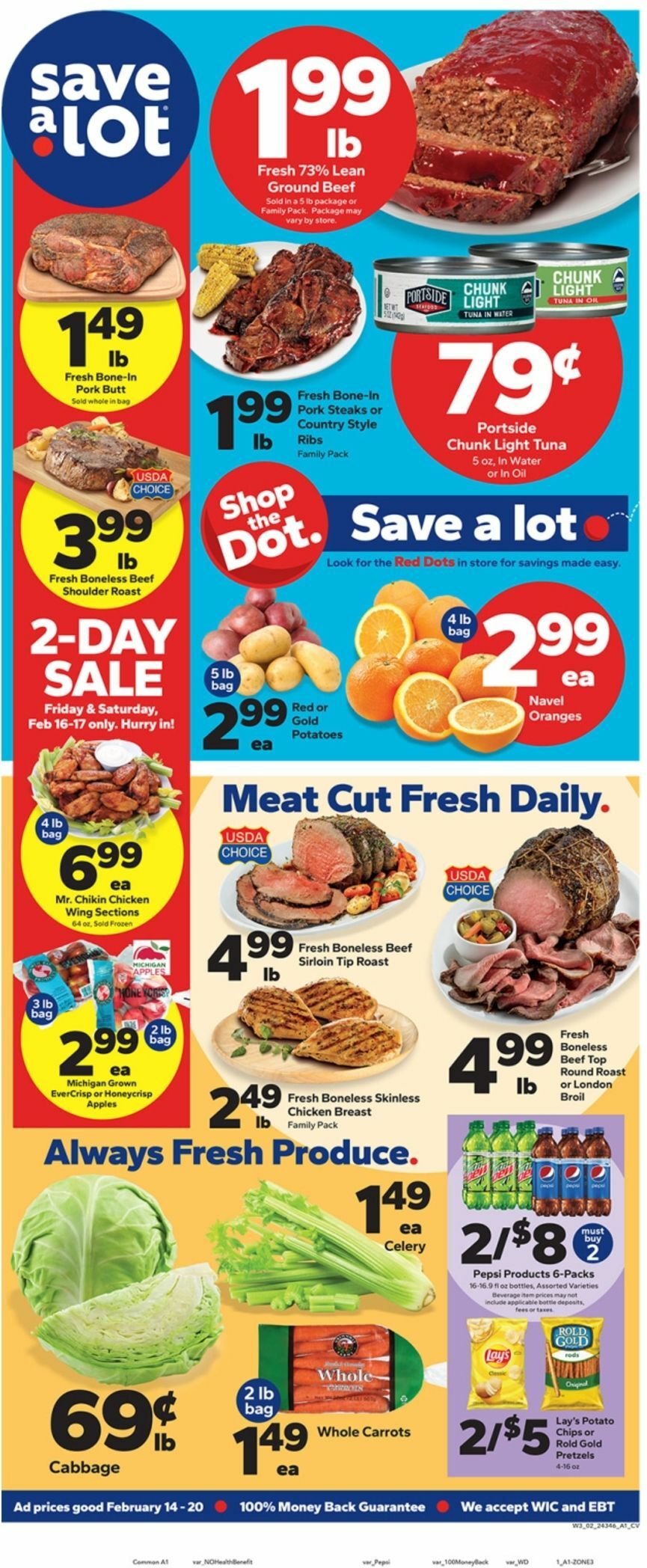Save A Lot Weekly Ad from February 14