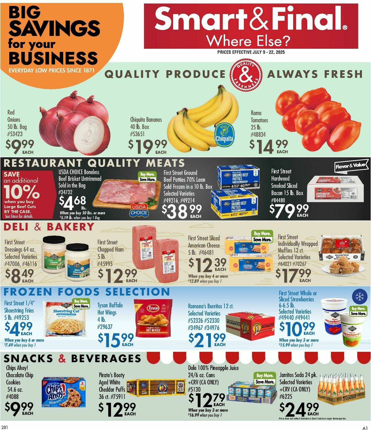 Smart & Final Business & Club Savings from July 9