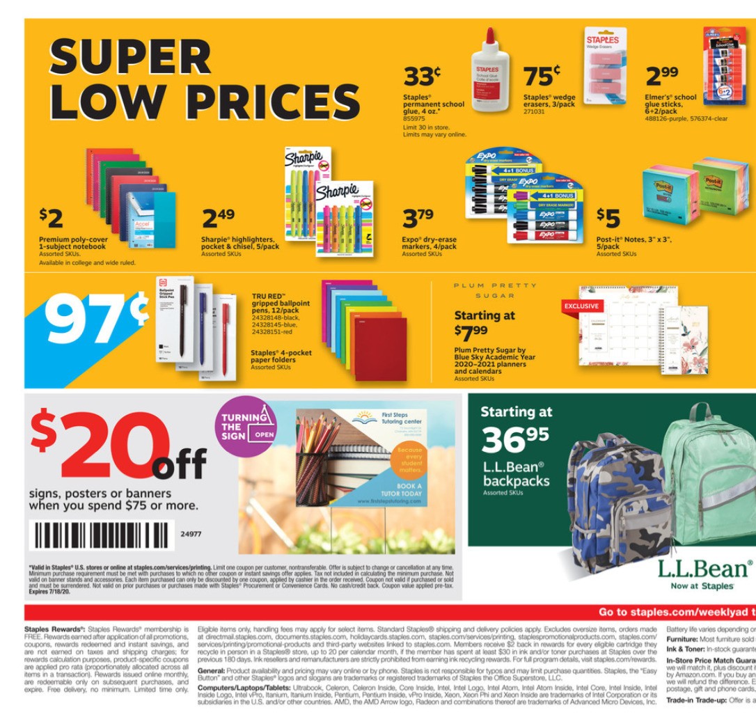 Staples Staples weekly ad from July 12 Page 2