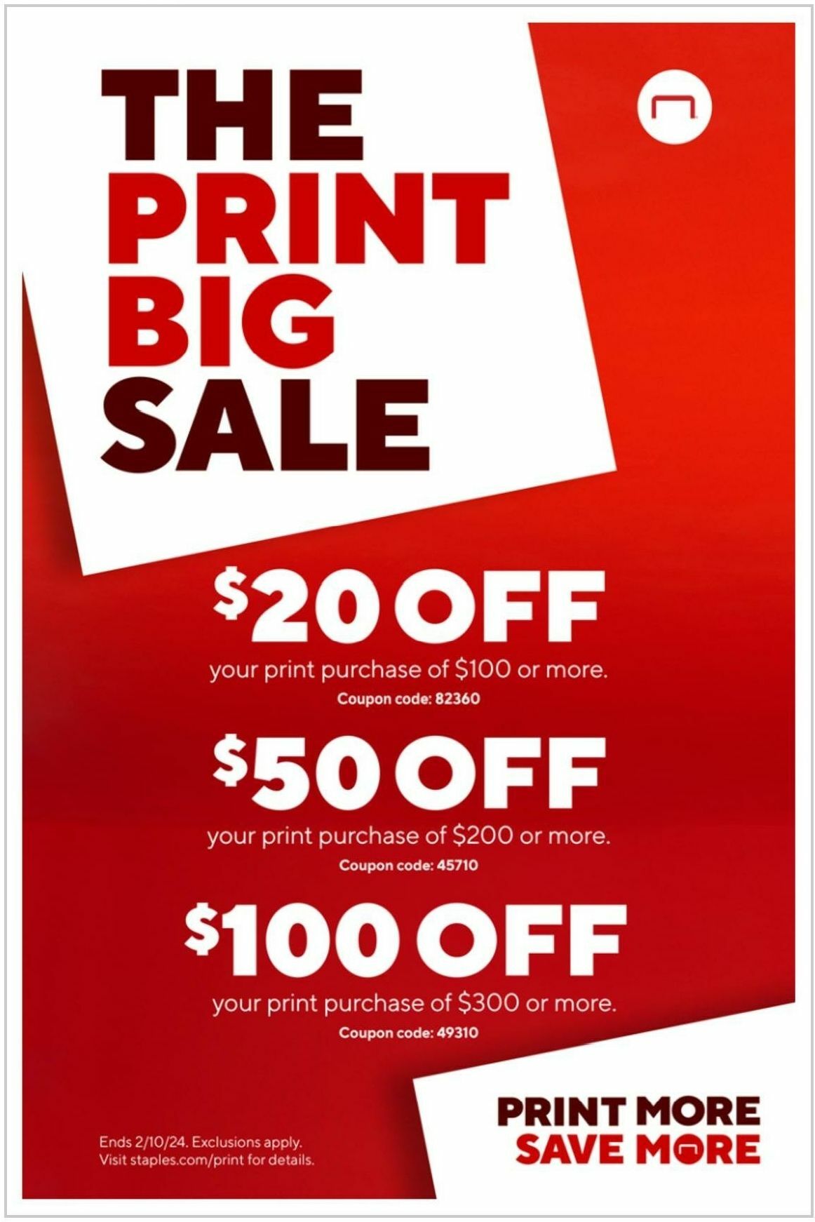 Staples Staples weekly ad from December 24