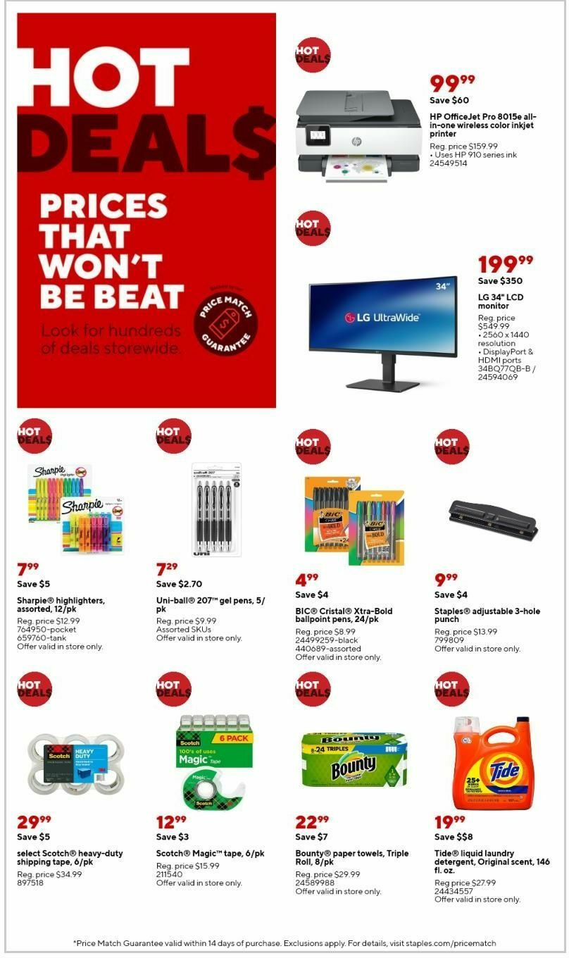 Staples Staples weekly ad from October 20 Page 2