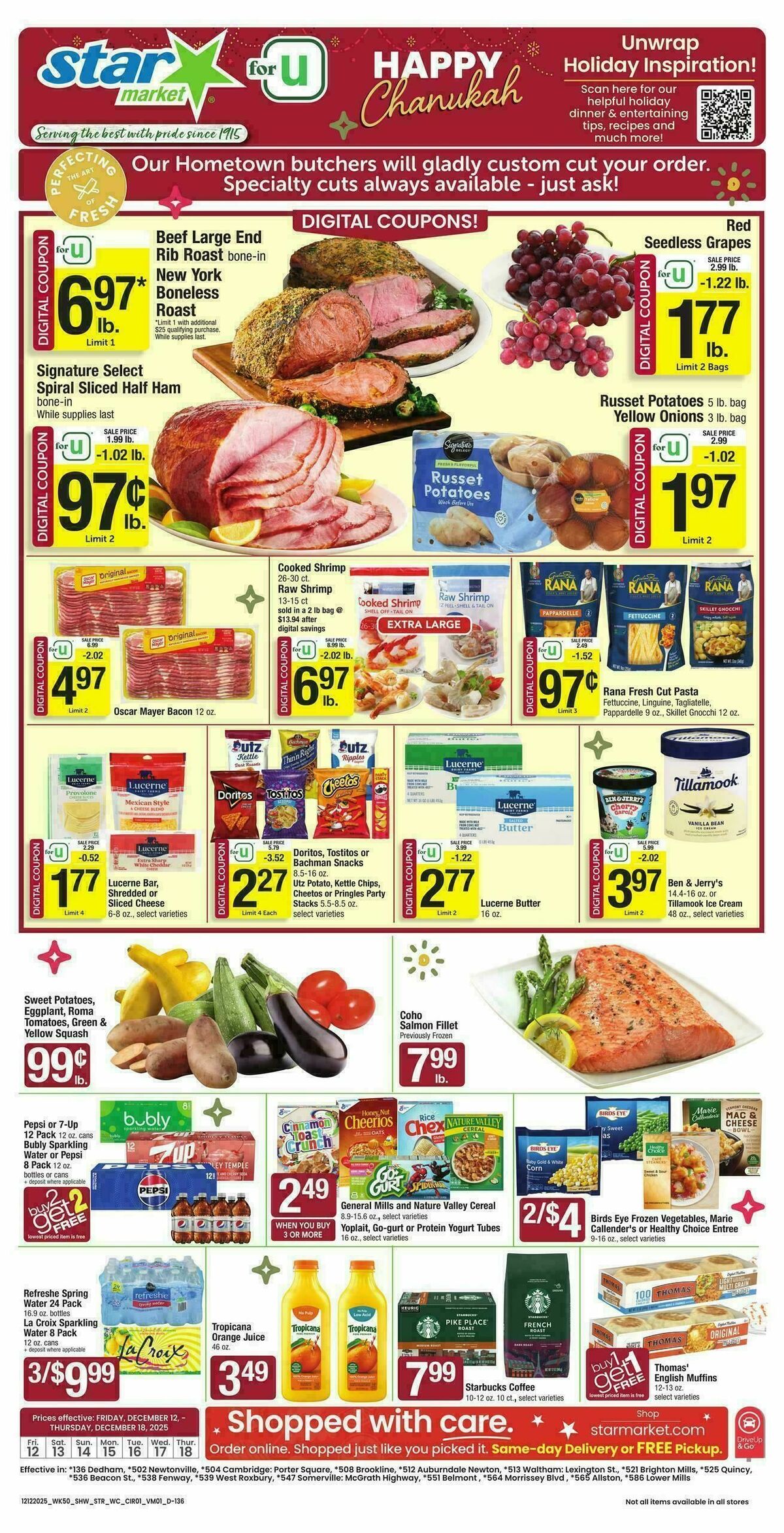 Star Market Flyer from December 12
