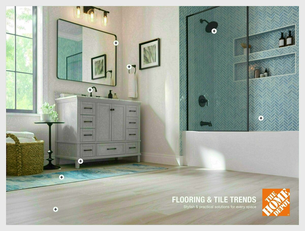 The Home Depot Flooring & Tile Trends 2024 Local Ad & Catalog from