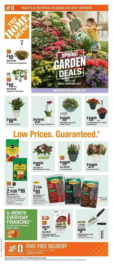 The Home Depot Spring Garden Deals