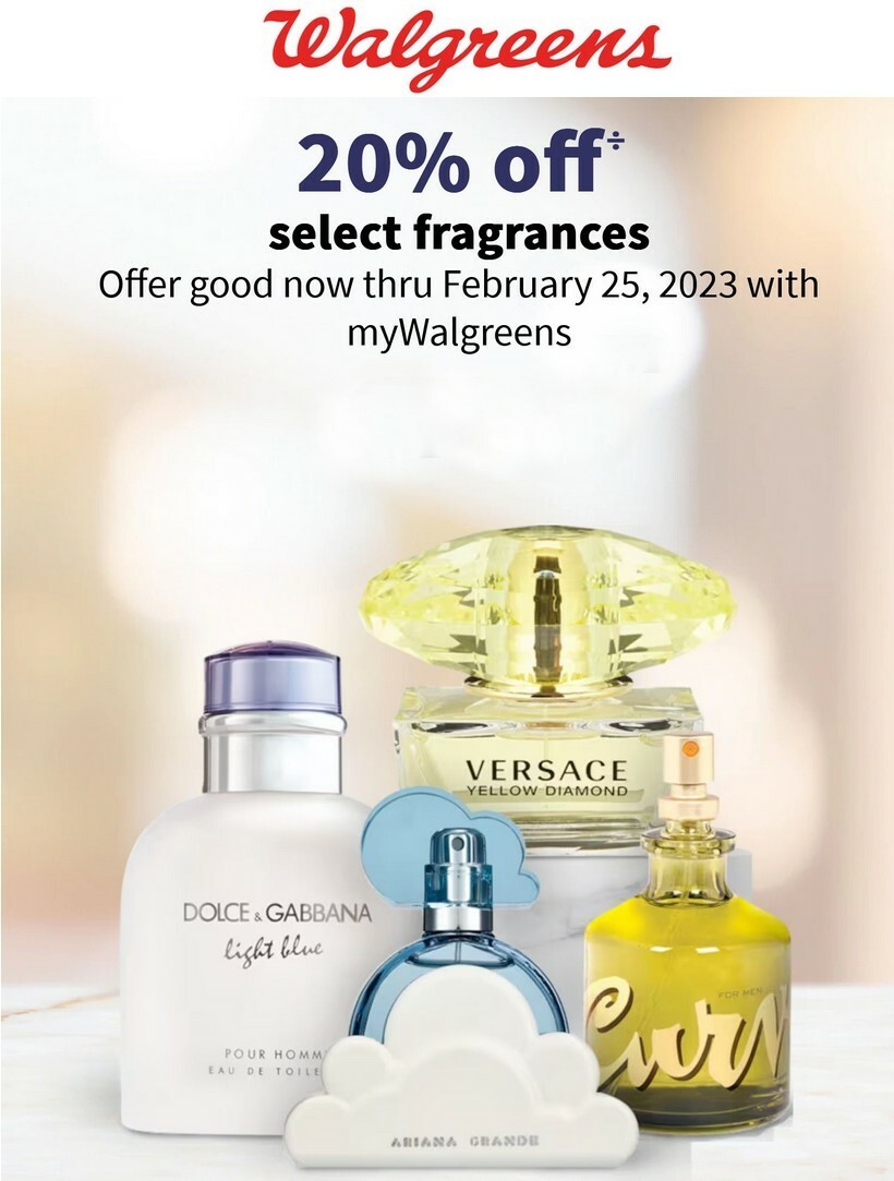Walgreens Fragrances Weekly Ads & Deals from February 15