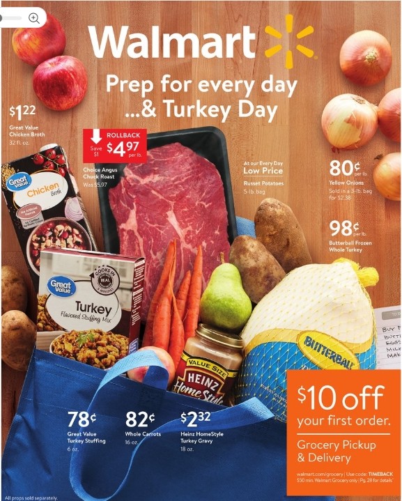 Walmart Weekly Ads and Special Buys from November 1