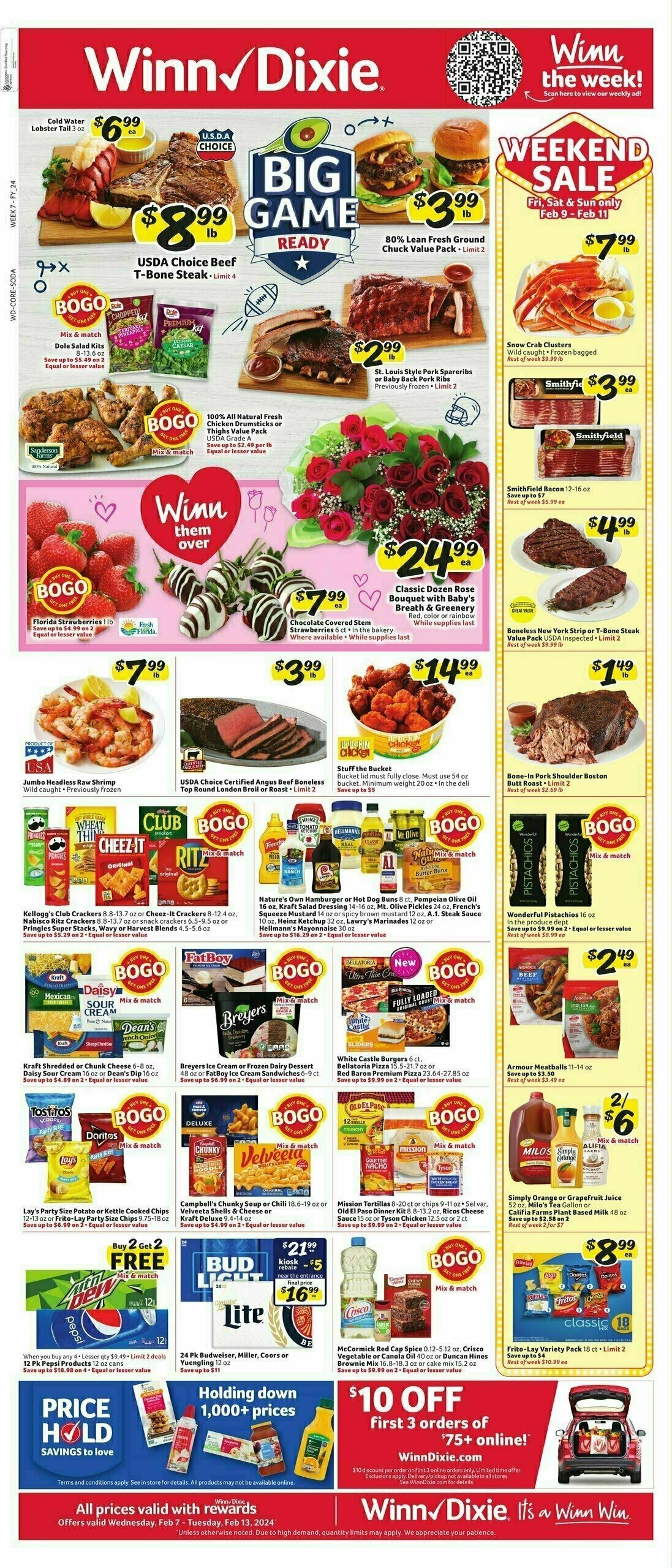 WinnDixie Weekly Ad from February 7