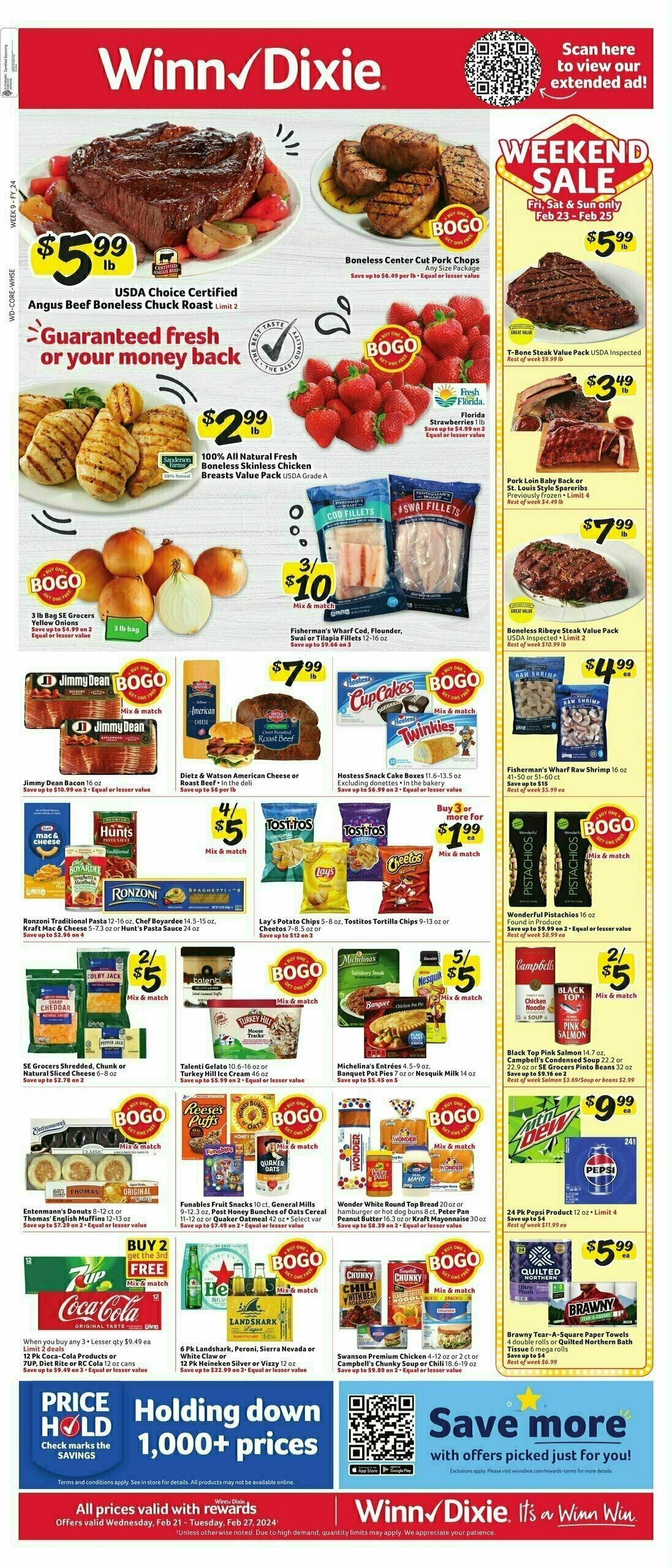 WinnDixie Weekly Ad from February 21