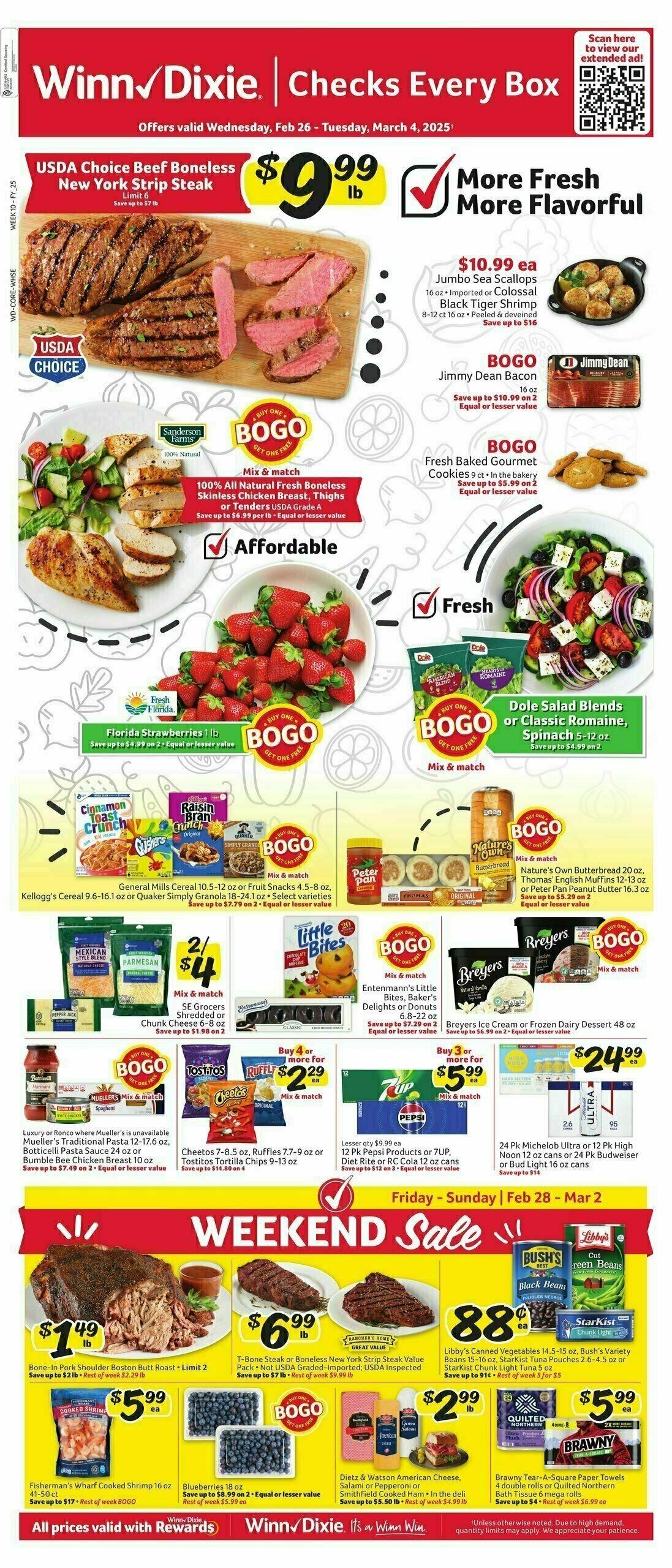 WinnDixie Weekly Ad from February 26