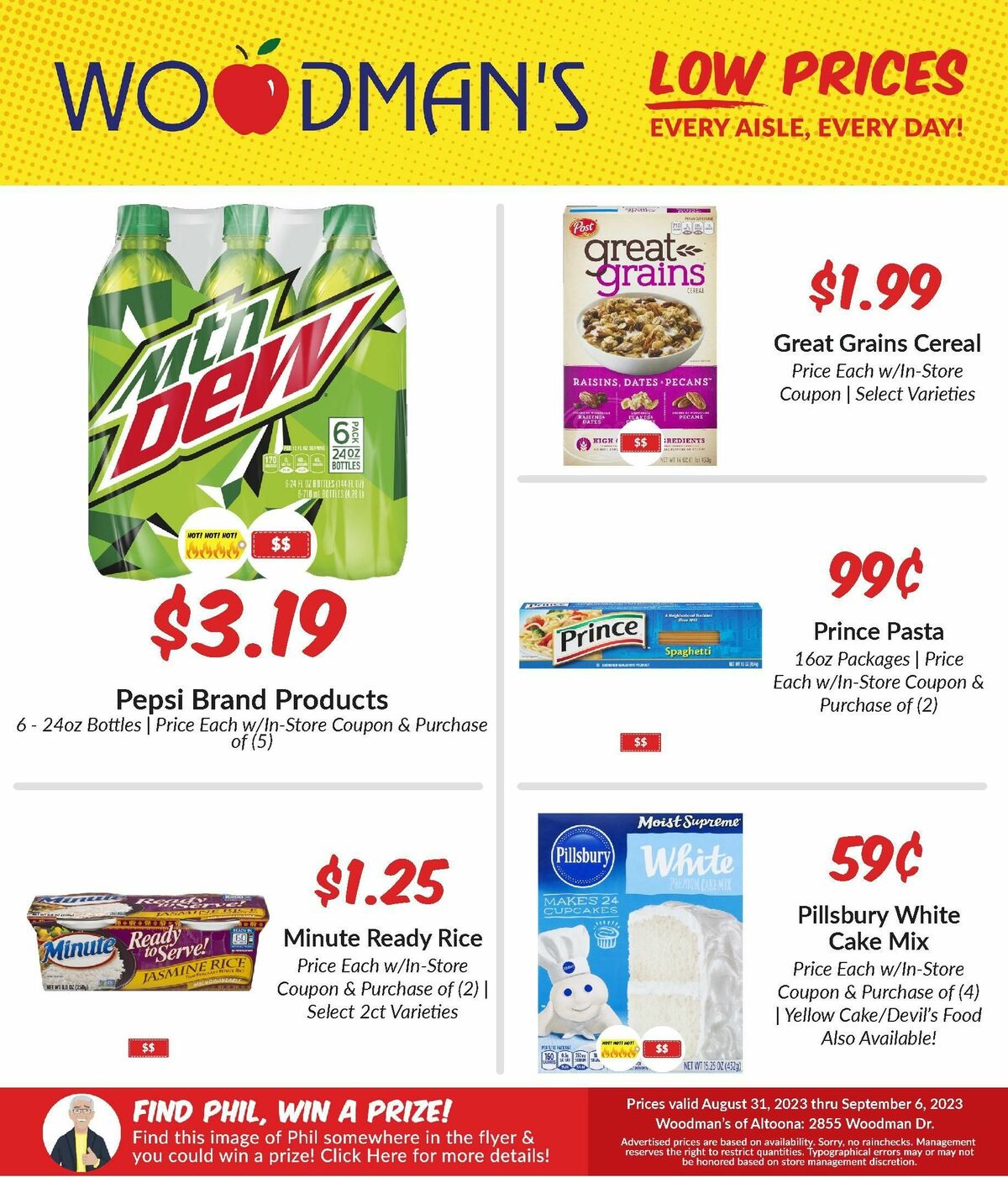 Woodmans Food Market from August 31